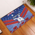Custom Kangaroos Football Rubber Doormat ANZAC Lest We Forget