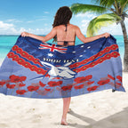 Custom Kangaroos Football Sarong ANZAC Lest We Forget