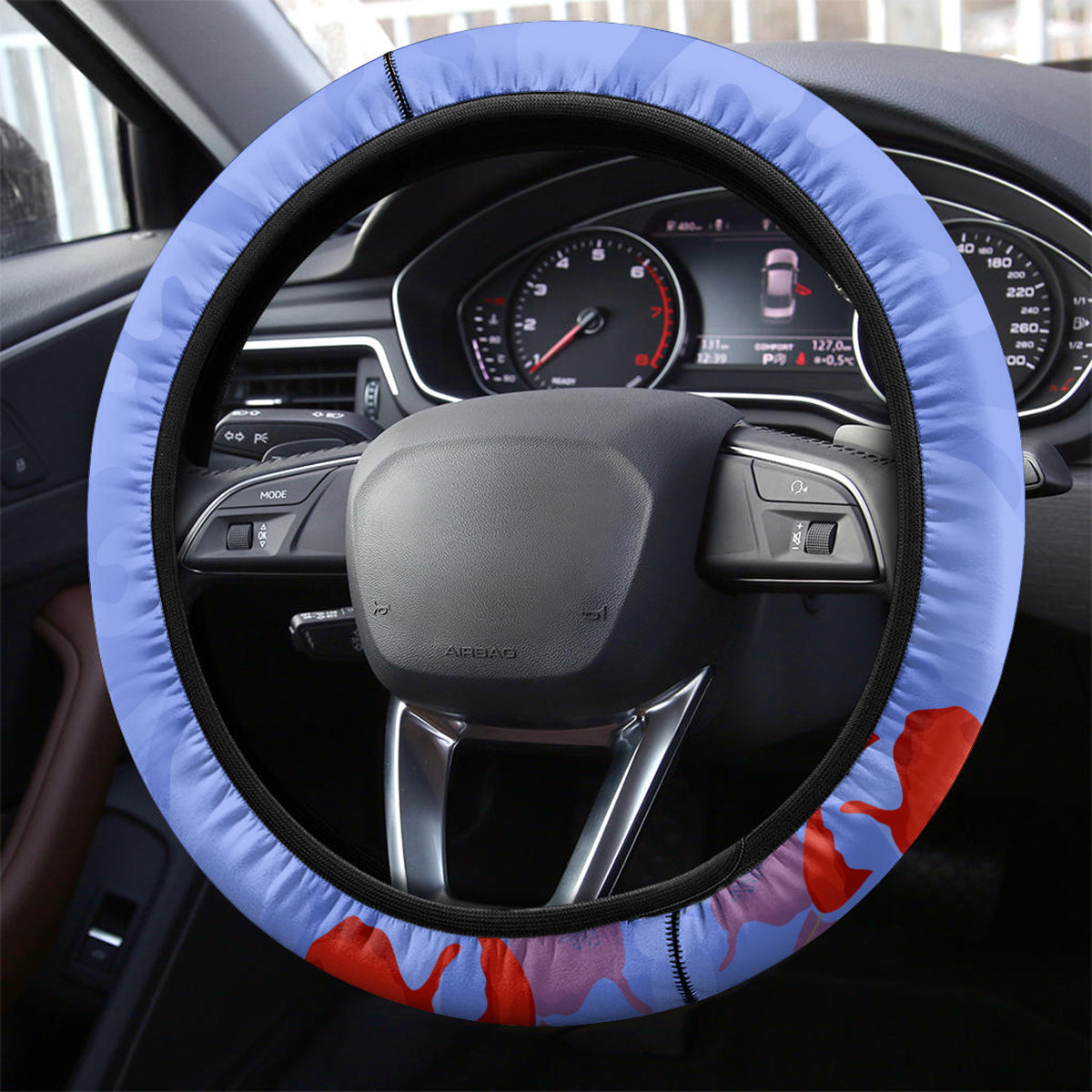 Custom Kangaroos Football Steering Wheel Cover ANZAC Lest We Forget