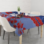 Custom Kangaroos Football Tablecloth ANZAC Lest We Forget