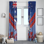 Custom Kangaroos Football Window Curtain ANZAC Lest We Forget