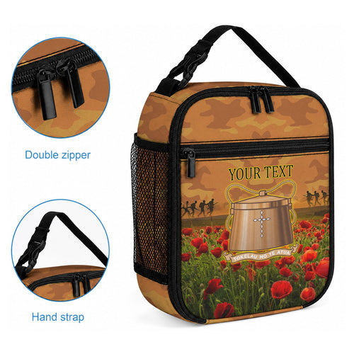 Tokelau ANZAC Day Personalised Lunch Bag with Poppy Field
