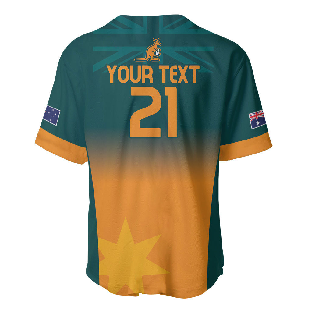 Custom Wallaroos Womens Rugby Baseball Jersey Sporty Style