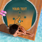 Custom Wallaroos Womens Rugby Beach Blanket Sporty Style