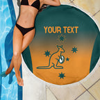 Custom Wallaroos Womens Rugby Beach Blanket Sporty Style