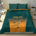 Custom Wallaroos Womens Rugby Bedding Set Sporty Style
