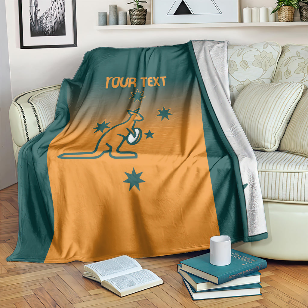 Custom Wallaroos Womens Rugby Blanket Sporty Style