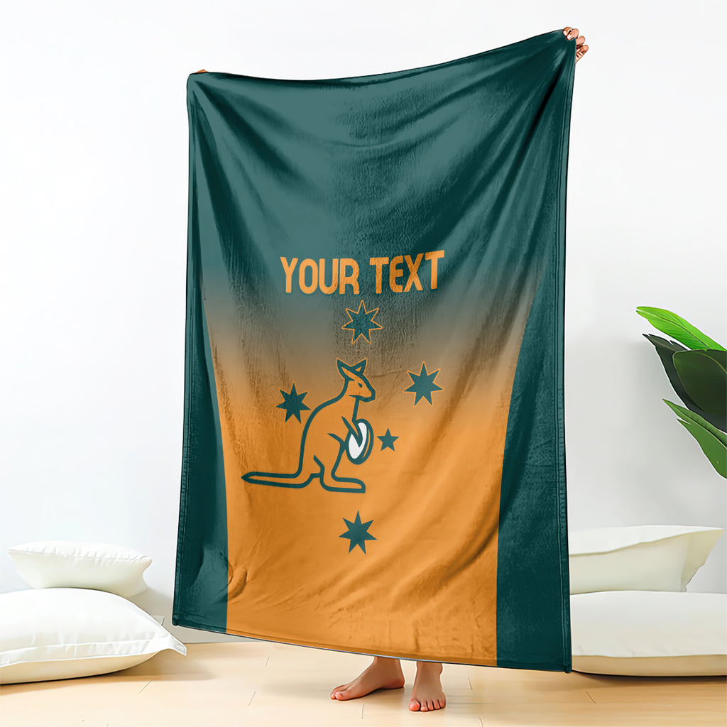 Custom Wallaroos Womens Rugby Blanket Sporty Style