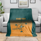 Custom Wallaroos Womens Rugby Blanket Sporty Style