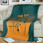 Custom Wallaroos Womens Rugby Blanket Sporty Style