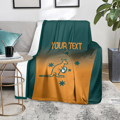 Custom Wallaroos Womens Rugby Blanket Sporty Style