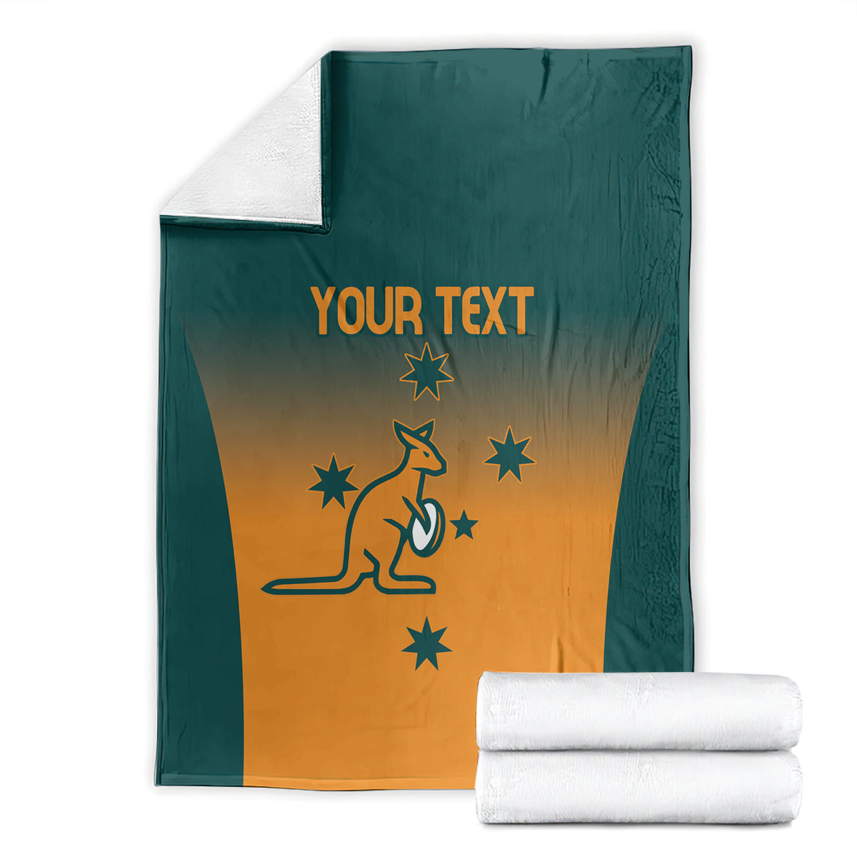 Custom Wallaroos Womens Rugby Blanket Sporty Style