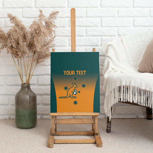 Custom Wallaroos Womens Rugby Canvas Wall Art Sporty Style