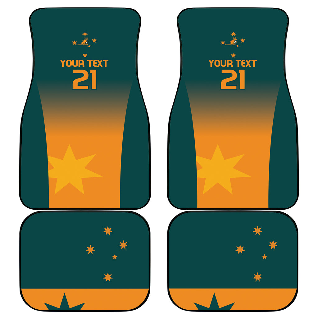 Custom Wallaroos Womens Rugby Car Mats Sporty Style