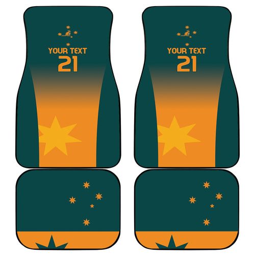 Custom Wallaroos Womens Rugby Car Mats Sporty Style