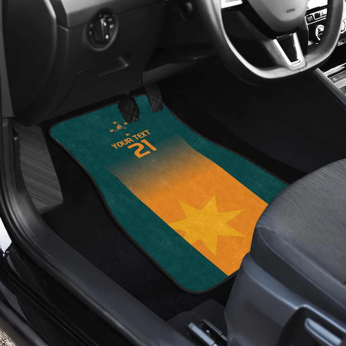 Custom Wallaroos Womens Rugby Car Mats Sporty Style