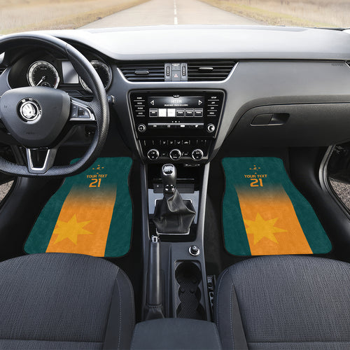 Custom Wallaroos Womens Rugby Car Mats Sporty Style