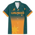 Custom Wallaroos Womens Rugby Family Matching Mermaid Dress and Hawaiian Shirt Sporty Style