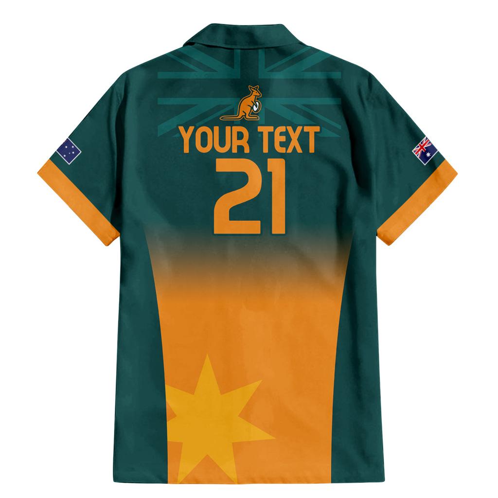 Custom Wallaroos Womens Rugby Family Matching Mermaid Dress and Hawaiian Shirt Sporty Style