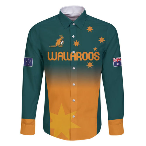 Custom Wallaroos Womens Rugby Family Matching Off Shoulder Short Dress and Hawaiian Shirt Sporty Style