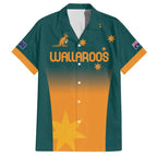 Custom Wallaroos Womens Rugby Family Matching Tank Maxi Dress and Hawaiian Shirt Sporty Style