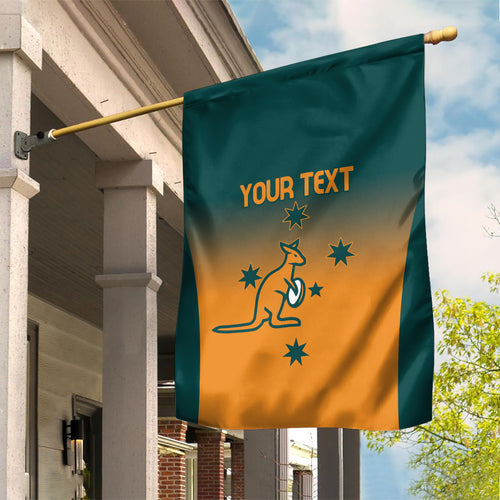 Custom Wallaroos Womens Rugby Garden Flag Sporty Style