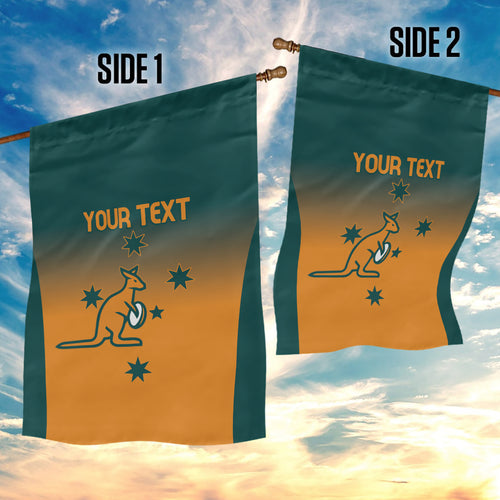 Custom Wallaroos Womens Rugby Garden Flag Sporty Style