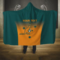 Custom Wallaroos Womens Rugby Hooded Blanket Sporty Style