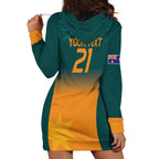 Custom Wallaroos Womens Rugby Hoodie Dress Sporty Style