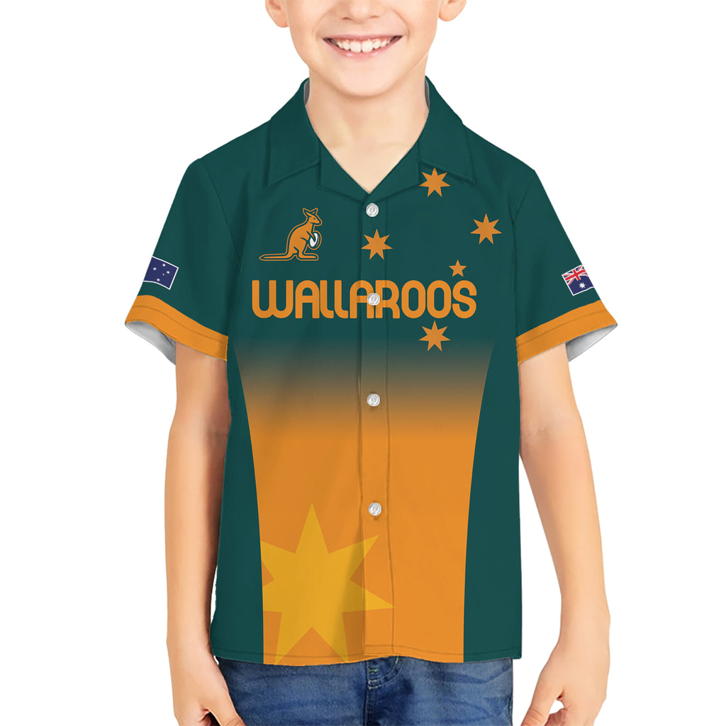 Custom Wallaroos Womens Rugby Kid Hawaiian Shirt Sporty Style