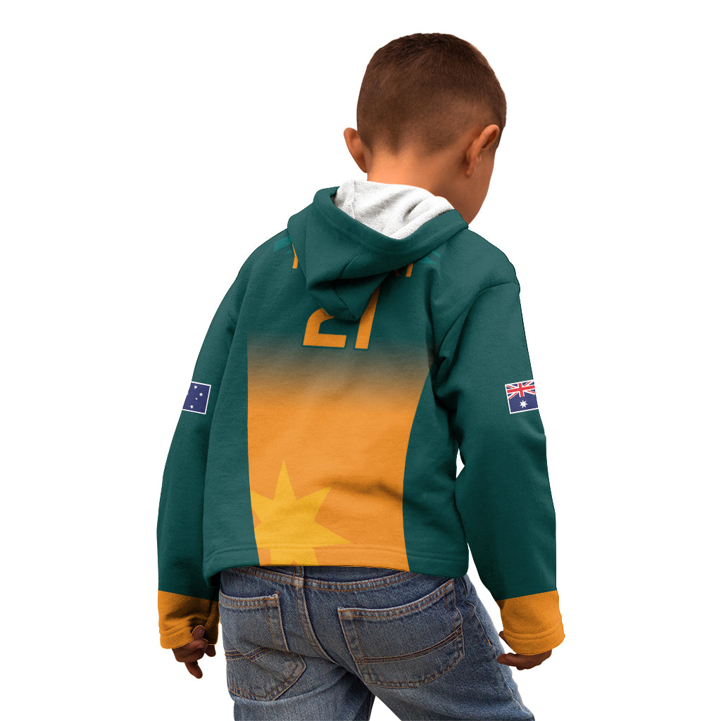 Custom Wallaroos Womens Rugby Kid Hoodie Sporty Style