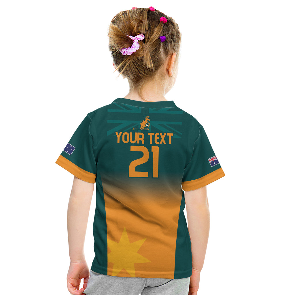 Custom Wallaroos Womens Rugby Kid T Shirt Sporty Style