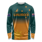 Custom Wallaroos Womens Rugby Long Sleeve Shirt Sporty Style