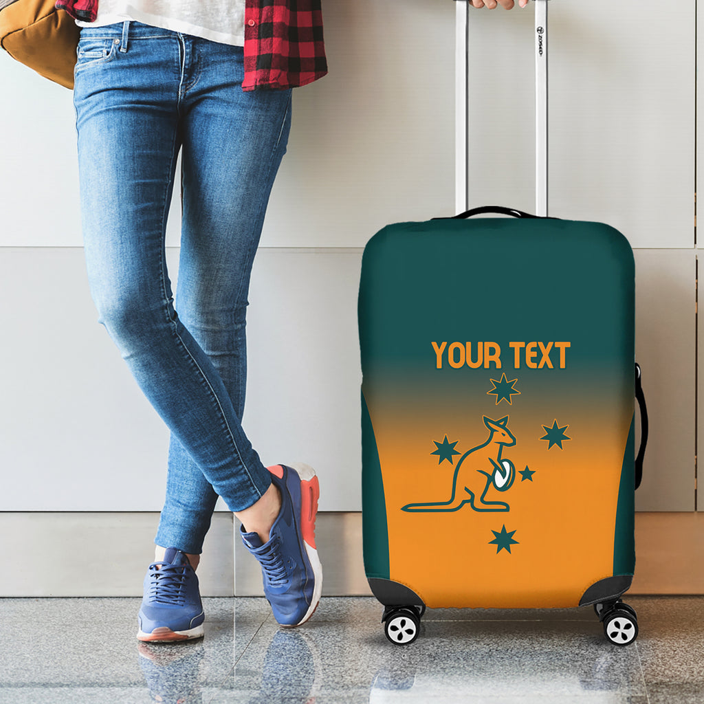 Custom Wallaroos Womens Rugby Luggage Cover Sporty Style