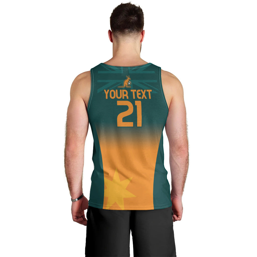 Custom Wallaroos Womens Rugby Men Tank Top Sporty Style