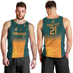 Custom Wallaroos Womens Rugby Men Tank Top Sporty Style