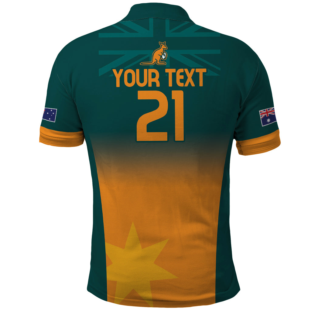 Custom Wallaroos Womens Rugby Polo Shirt Sporty Style