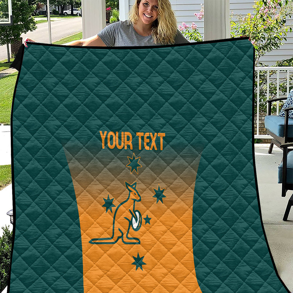 Custom Wallaroos Womens Rugby Quilt Sporty Style