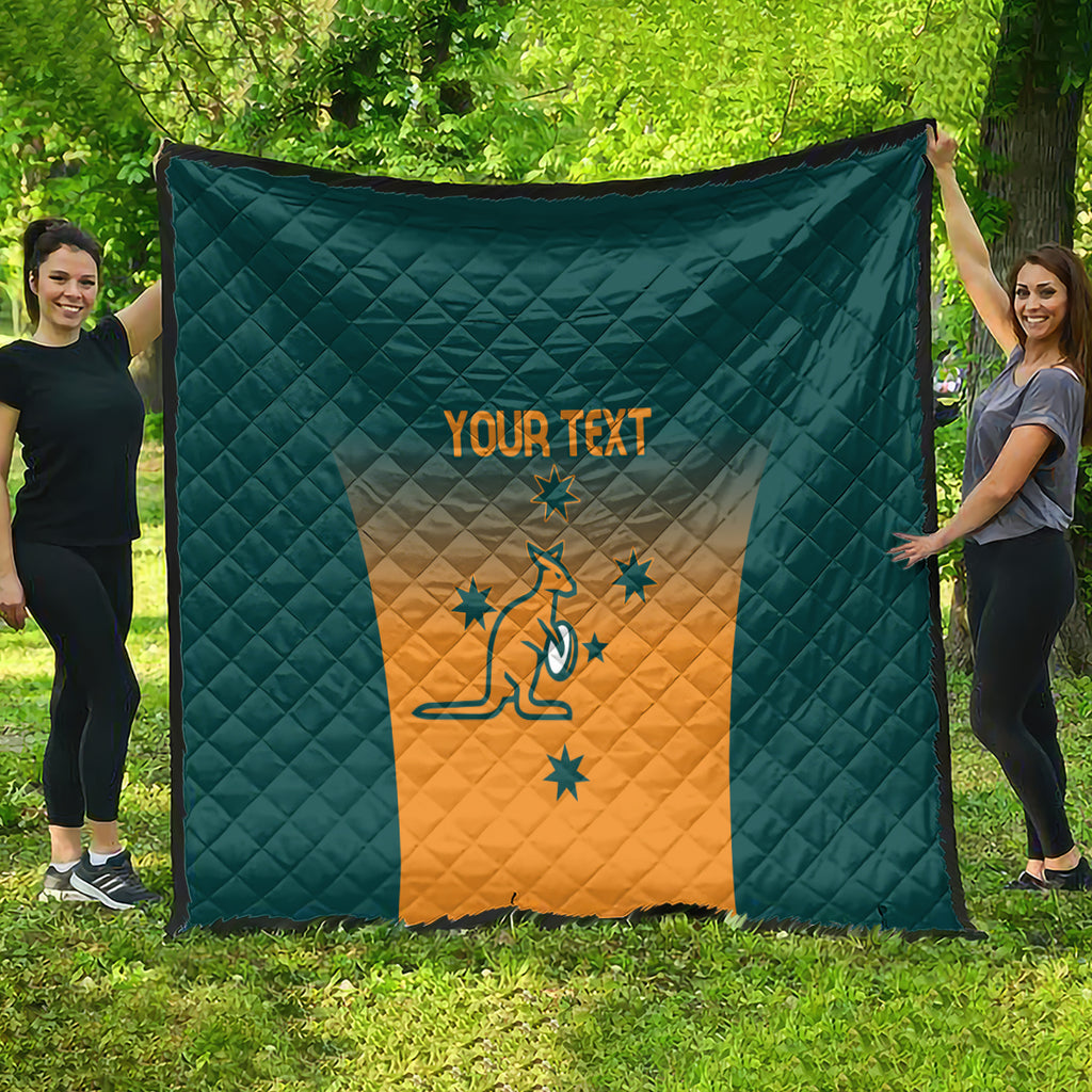 Custom Wallaroos Womens Rugby Quilt Sporty Style