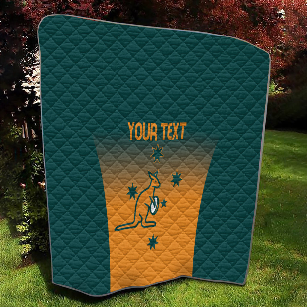 Custom Wallaroos Womens Rugby Quilt Sporty Style
