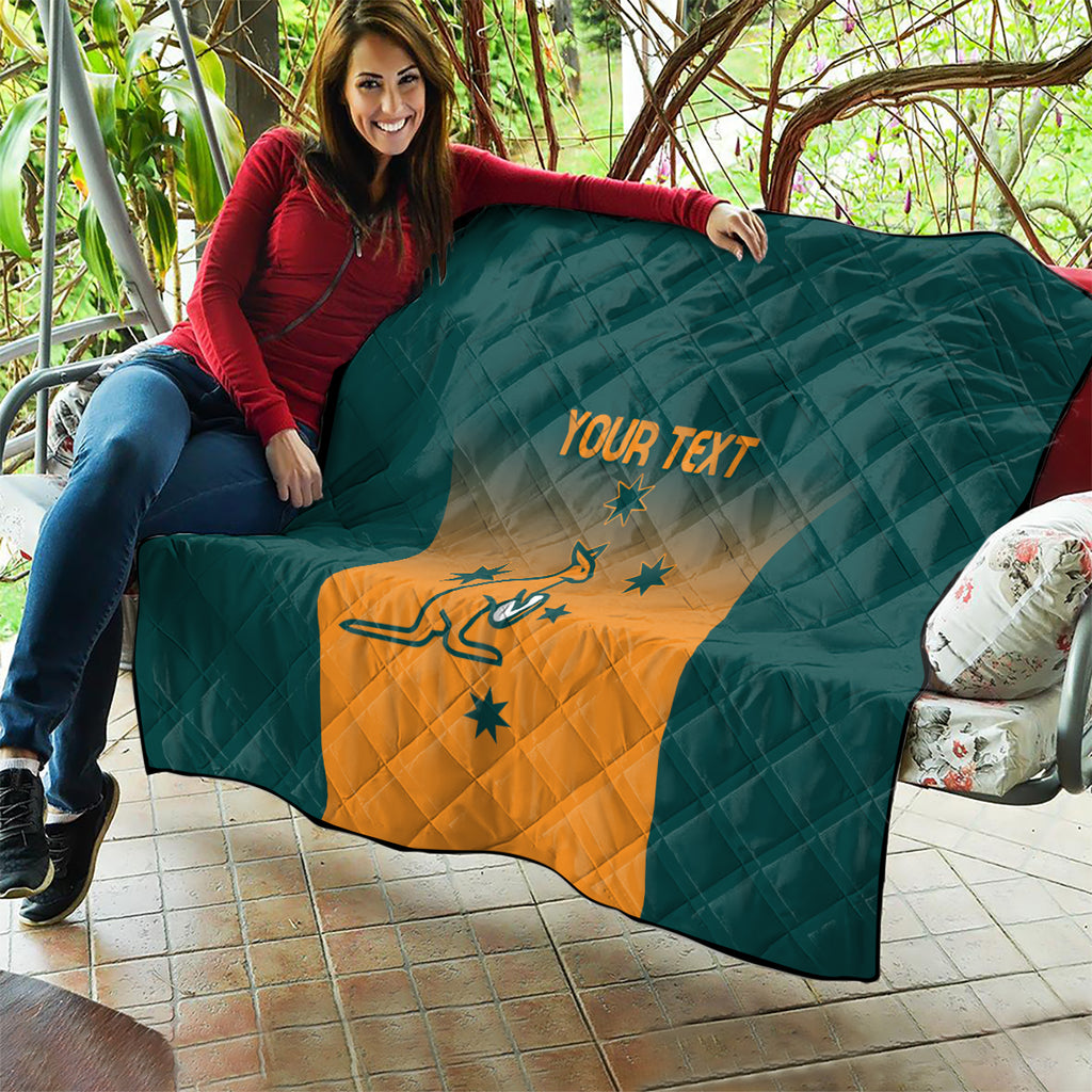 Custom Wallaroos Womens Rugby Quilt Sporty Style