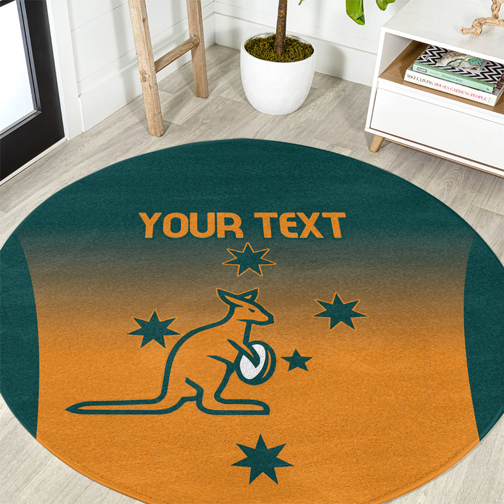 Custom Wallaroos Womens Rugby Round Carpet Sporty Style