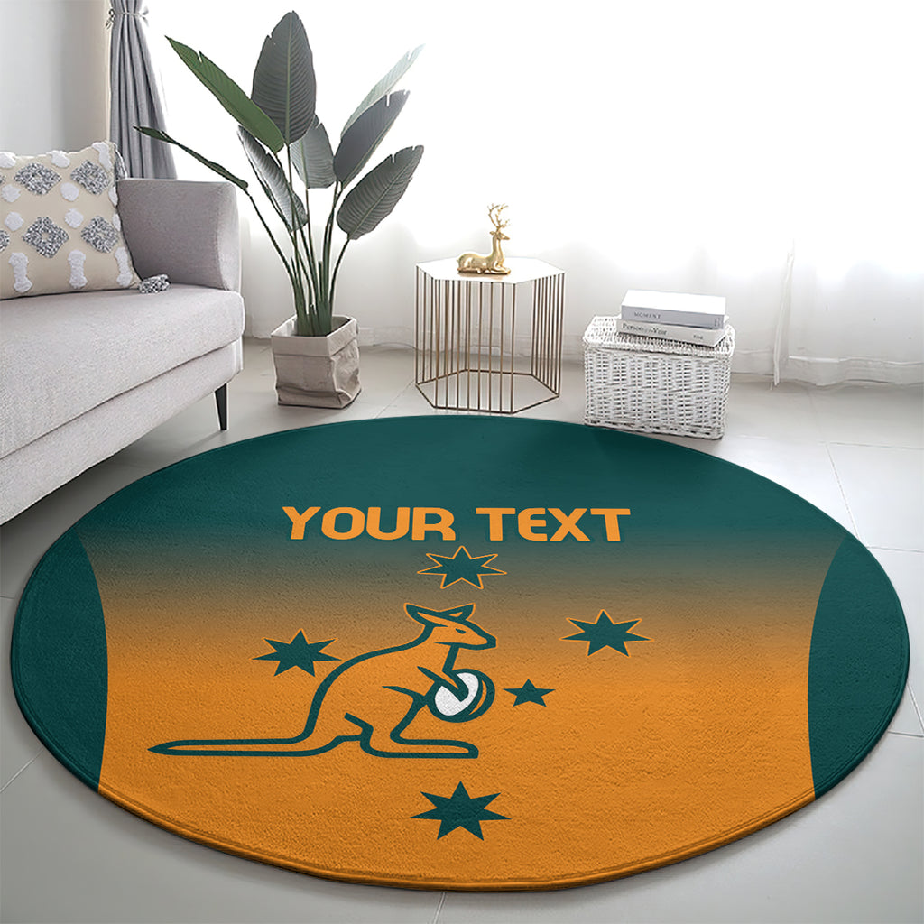 Custom Wallaroos Womens Rugby Round Carpet Sporty Style