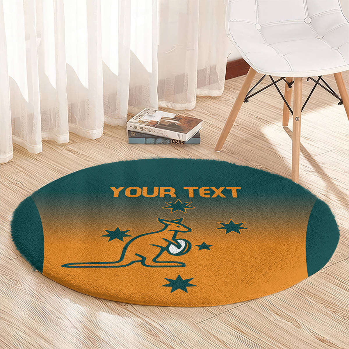 Custom Wallaroos Womens Rugby Round Carpet Sporty Style