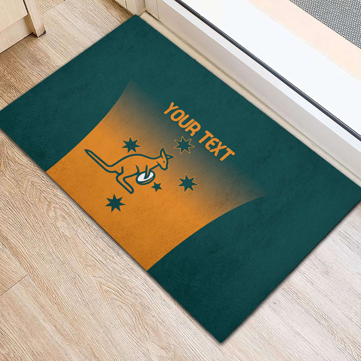 Custom Wallaroos Womens Rugby Rubber Doormat Sporty Style