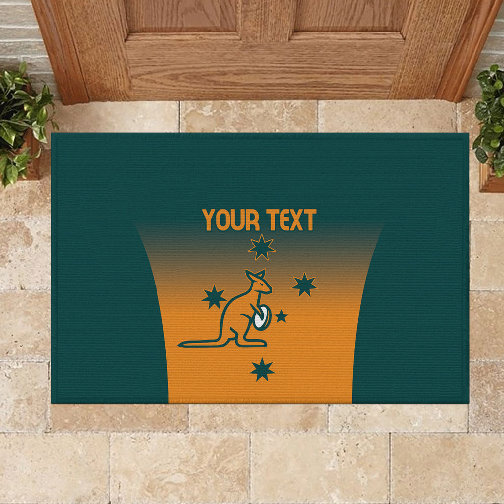 Custom Wallaroos Womens Rugby Rubber Doormat Sporty Style