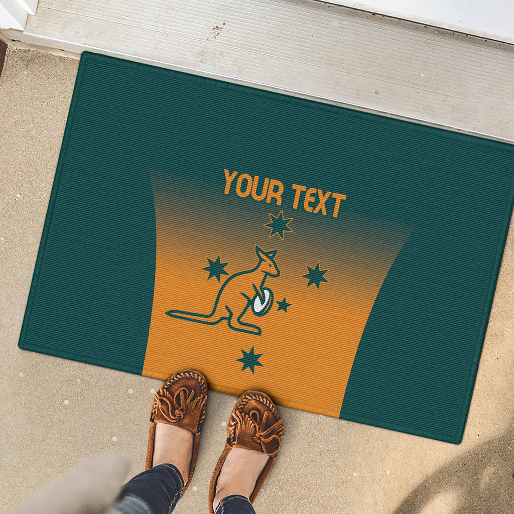 Custom Wallaroos Womens Rugby Rubber Doormat Sporty Style