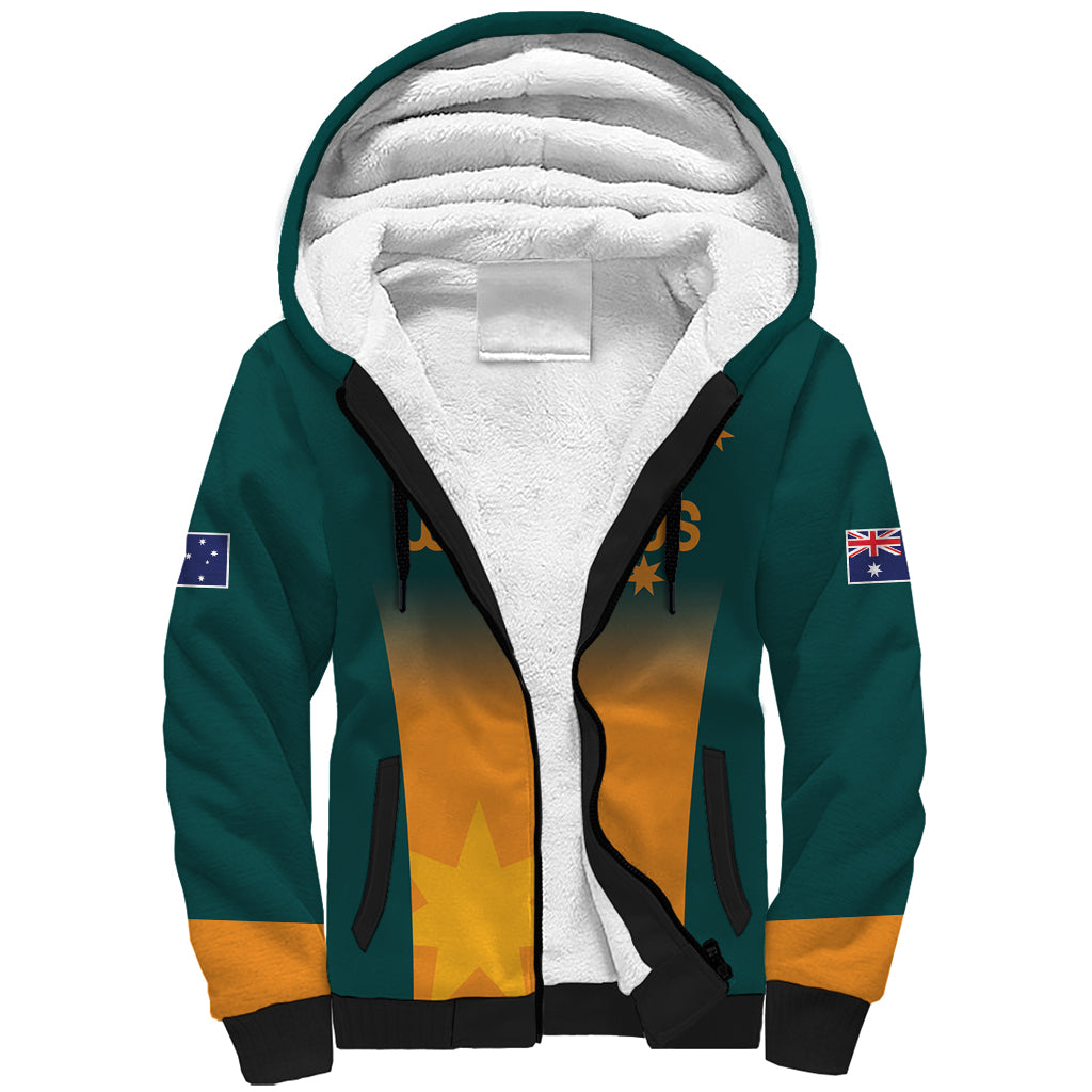 Custom Wallaroos Womens Rugby Sherpa Hoodie Sporty Style