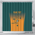 Custom Wallaroos Womens Rugby Shower Curtain Sporty Style