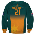 Custom Wallaroos Womens Rugby Sweatshirt Sporty Style